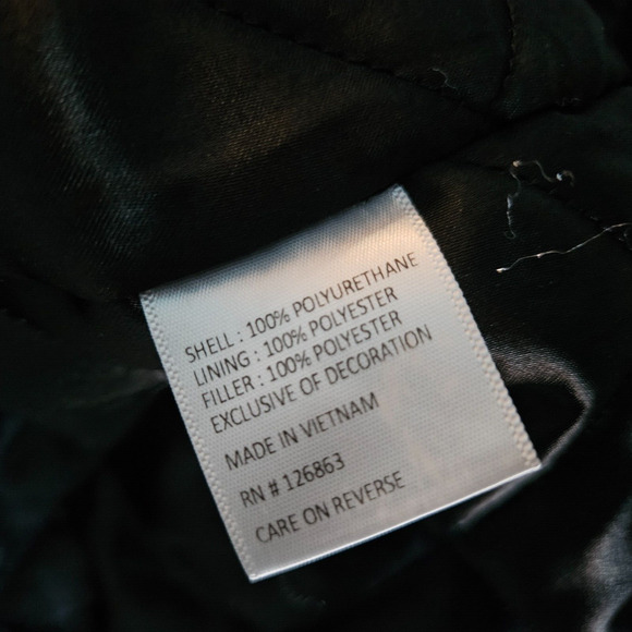 SD Sport NY Yankees Croc Style XL PU Leather Varsity Jacket Black Yellow MLB - Picture 9 of 16